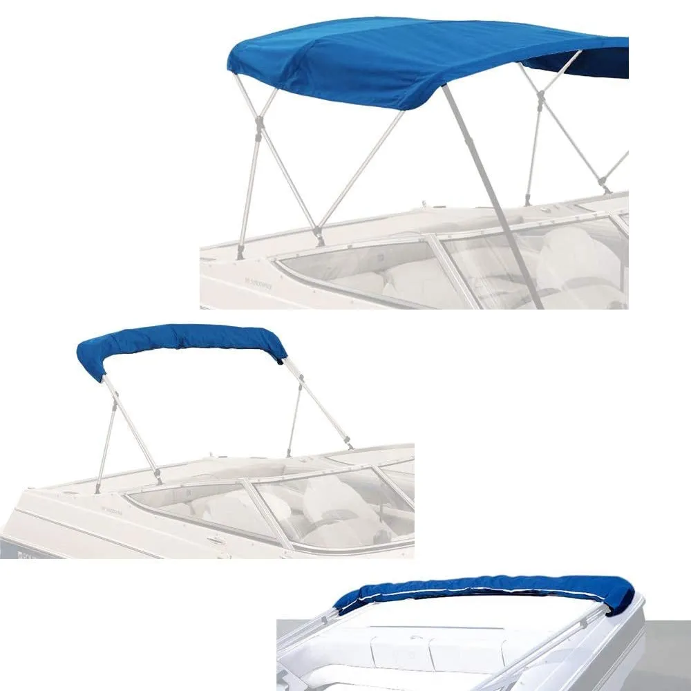 3 Bow Bimini Tops Replacement Canvas Cover (Canvas Only) Blue
