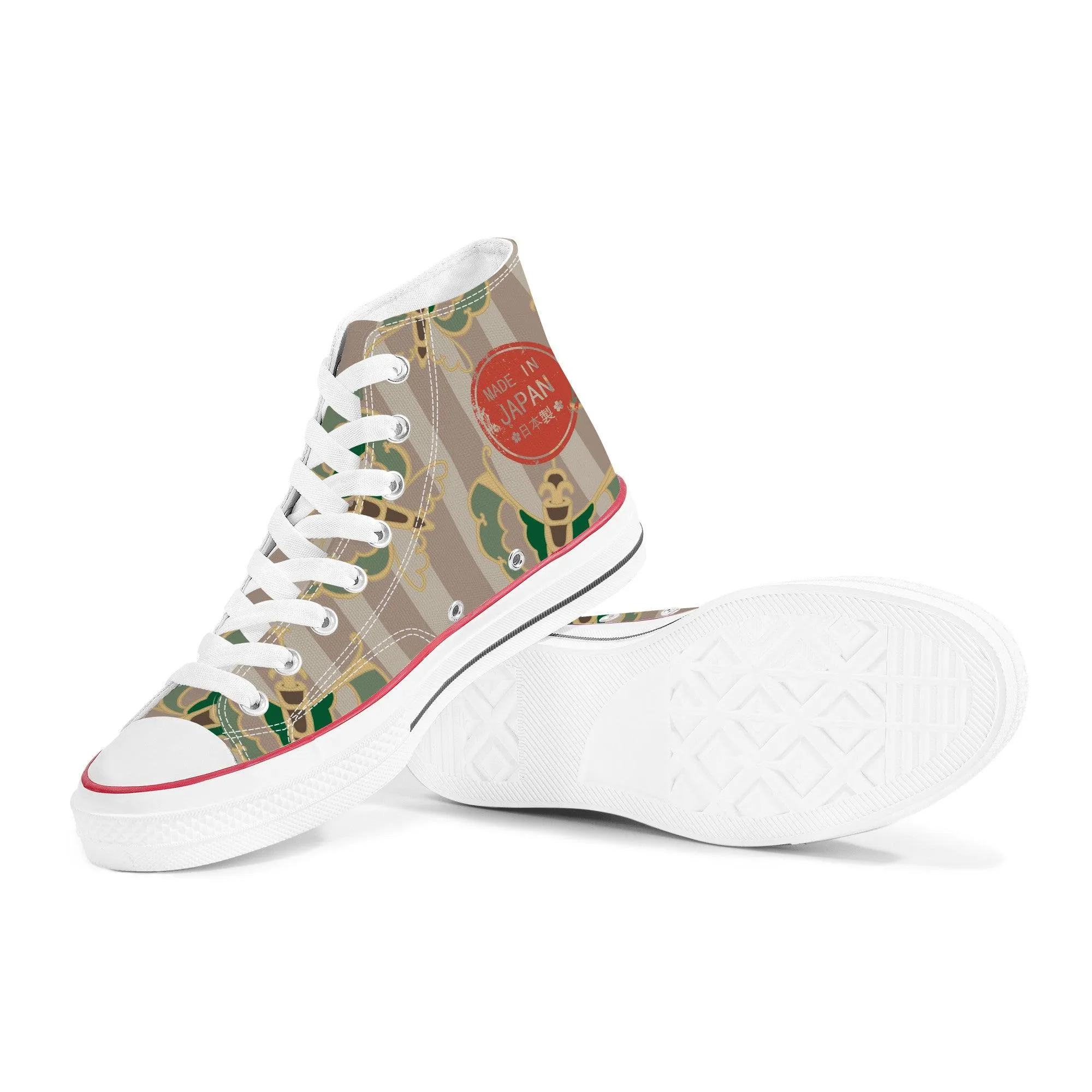 Butterfly and Sakura High tops