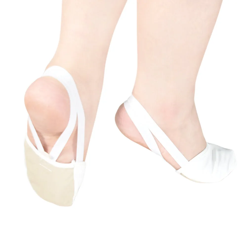 Half Sole Dance Shoes Stretchy Canvas