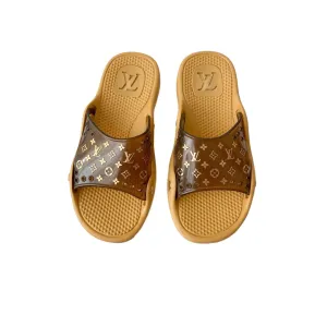 Louis Vuitton Classic Monogram Slides