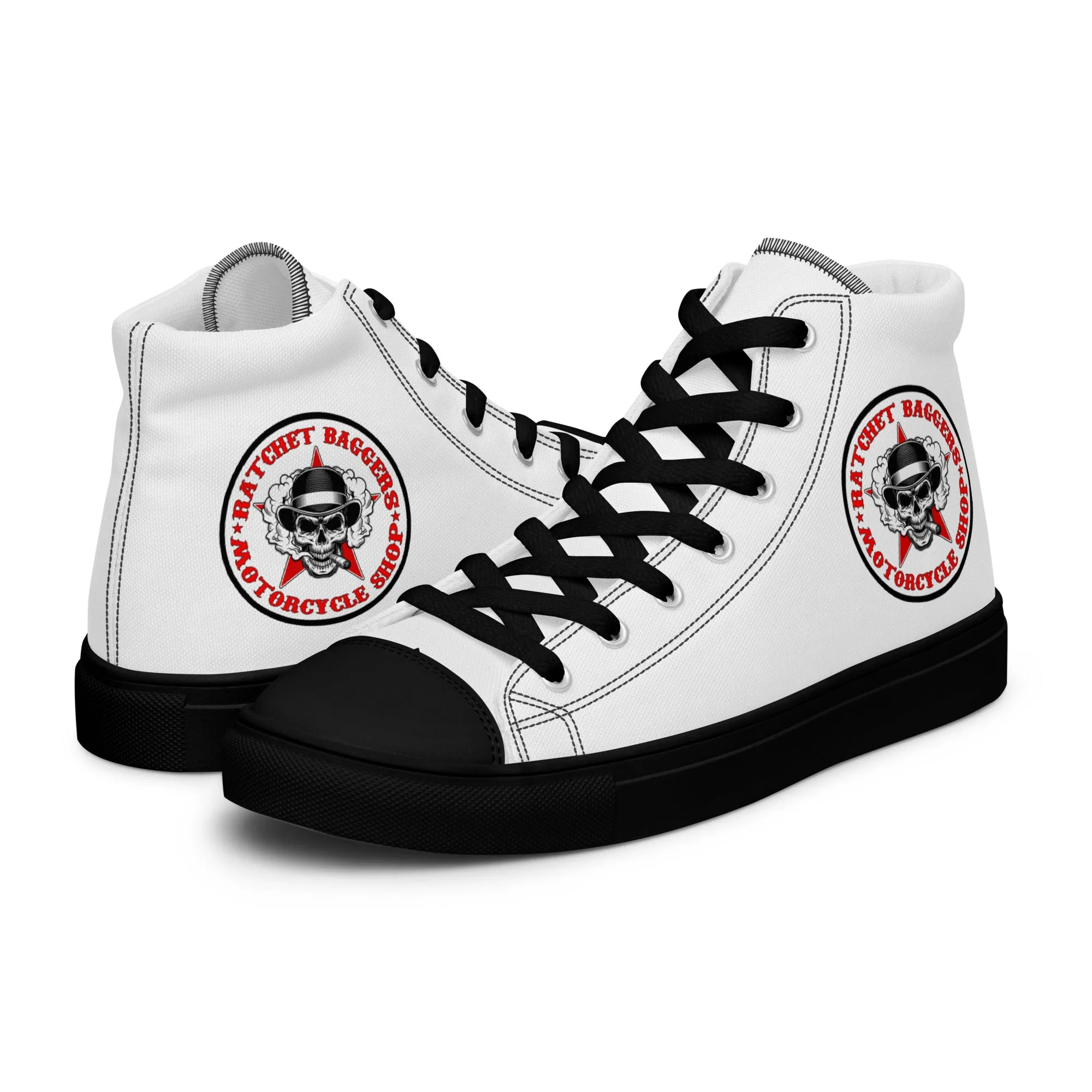 Ratchet Baggers Men’s high top canvas shoes