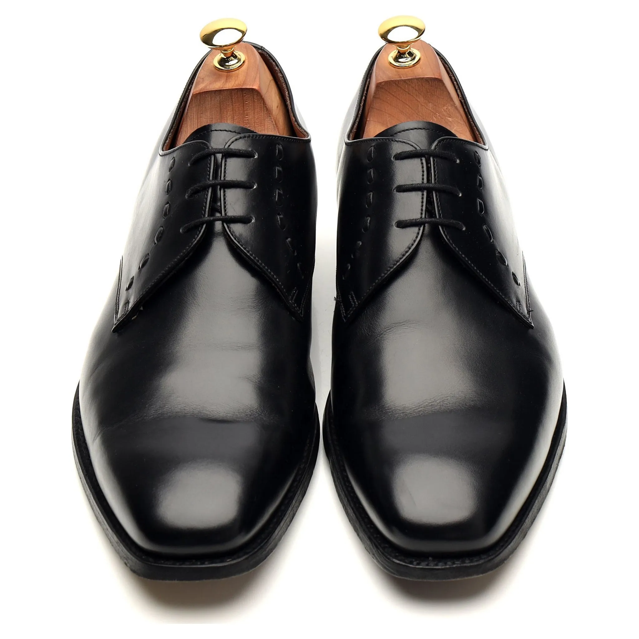 Russell & Bromley 'Kingston' Black Leather Derby UK 10.5 FX