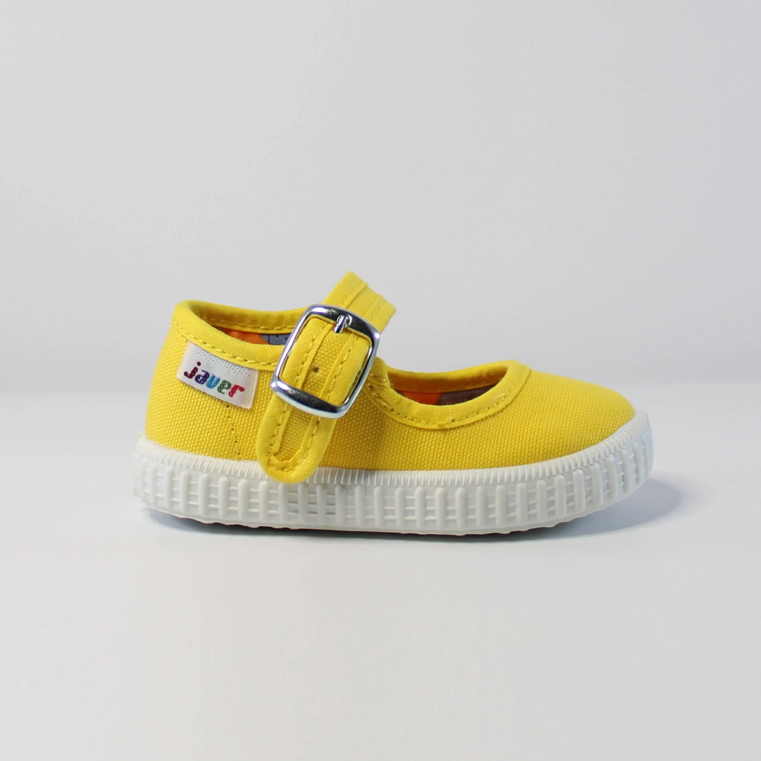 Yellow Canvas Mary Jane's